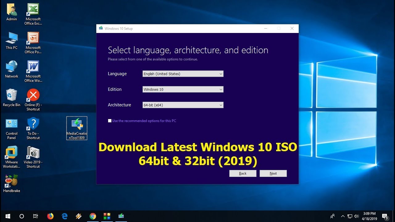 window 10 april 2019 iso download